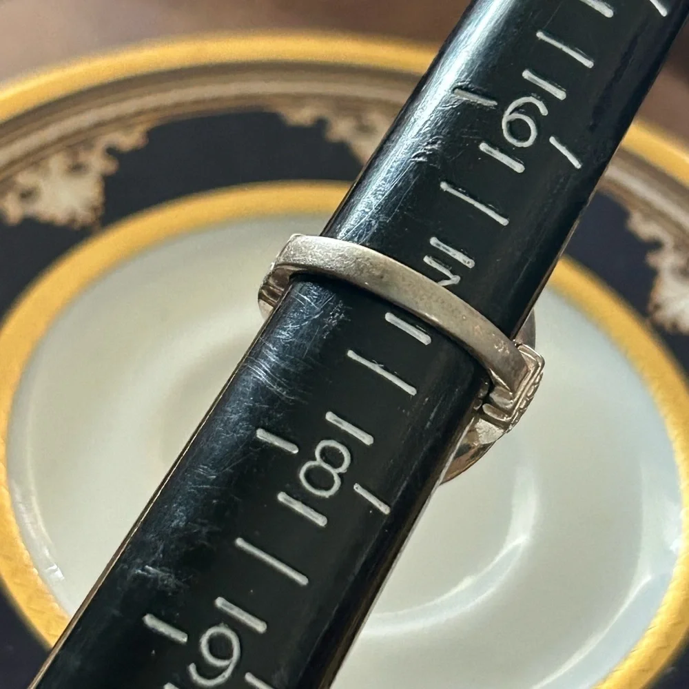 Vintage Black Onyx 925 Ring